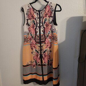Multi-color shift dress